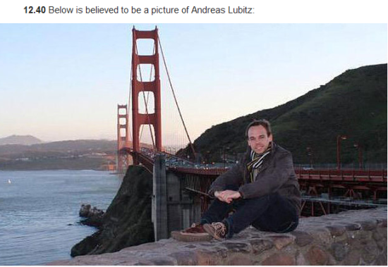 外媒发布的“据信为副驾驶的照片”