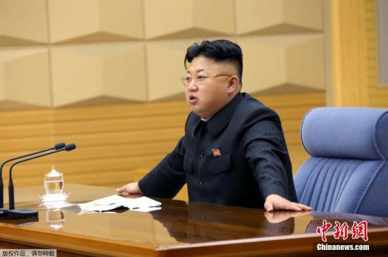 资料图片：朝鲜最高领导人金正恩。