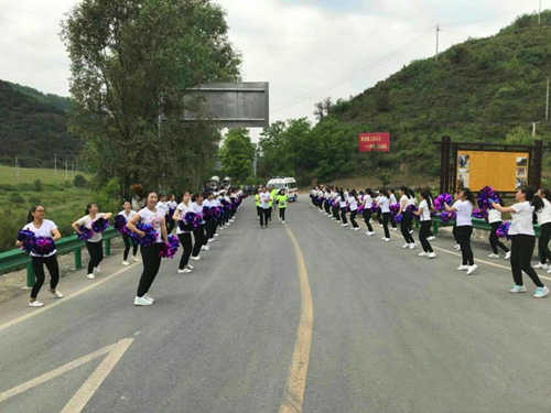 宝鸡麟游半程马拉松赛事举行倒计时演练