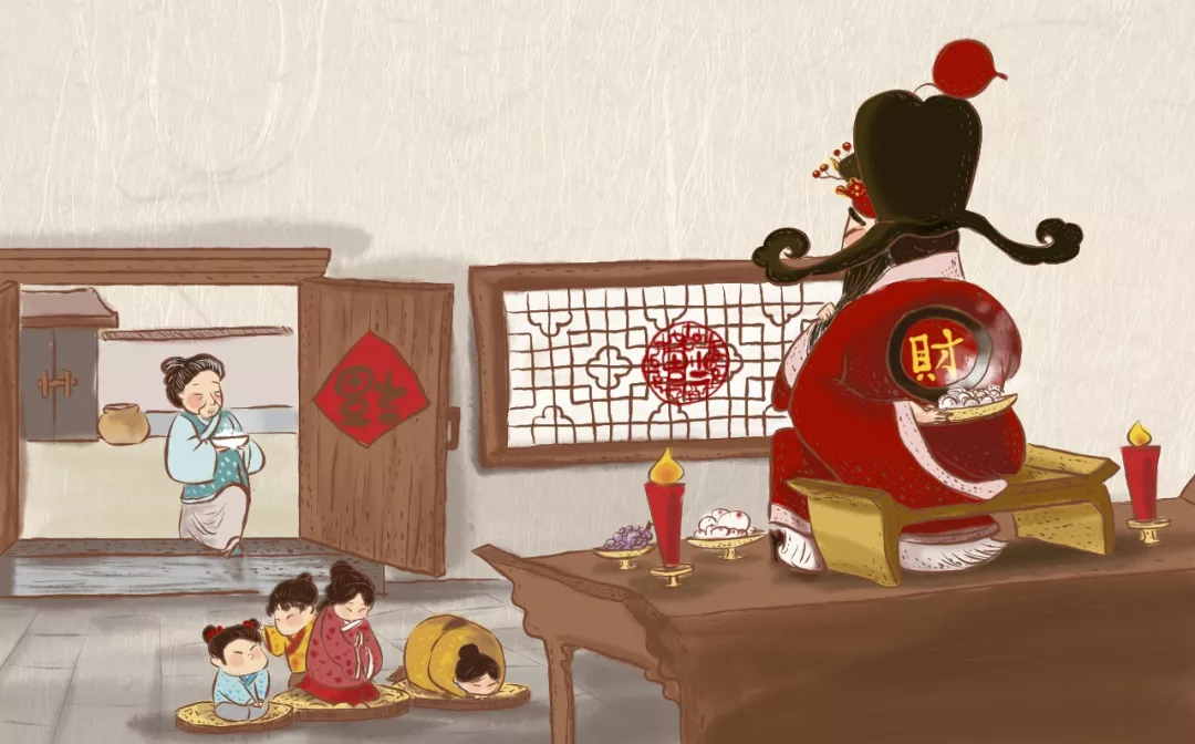 春节民俗日历丨正月初二：回娘家、祭财神