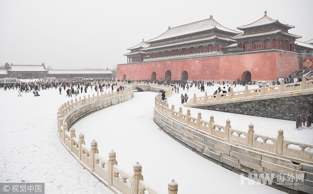 北京喜迎春雪 故宫里赏唯美雪景