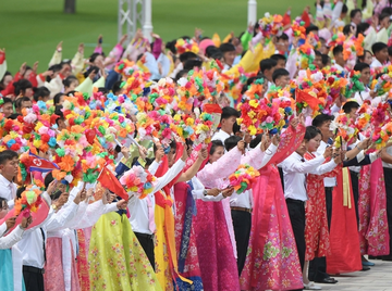 习近平总书记历史性访朝 欢迎场面超震撼！