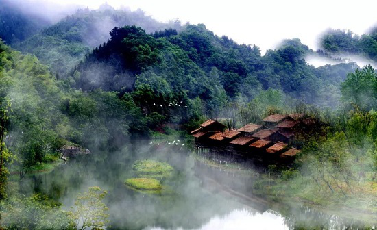 湖南常德桃花源荣获中国天然氧吧称号