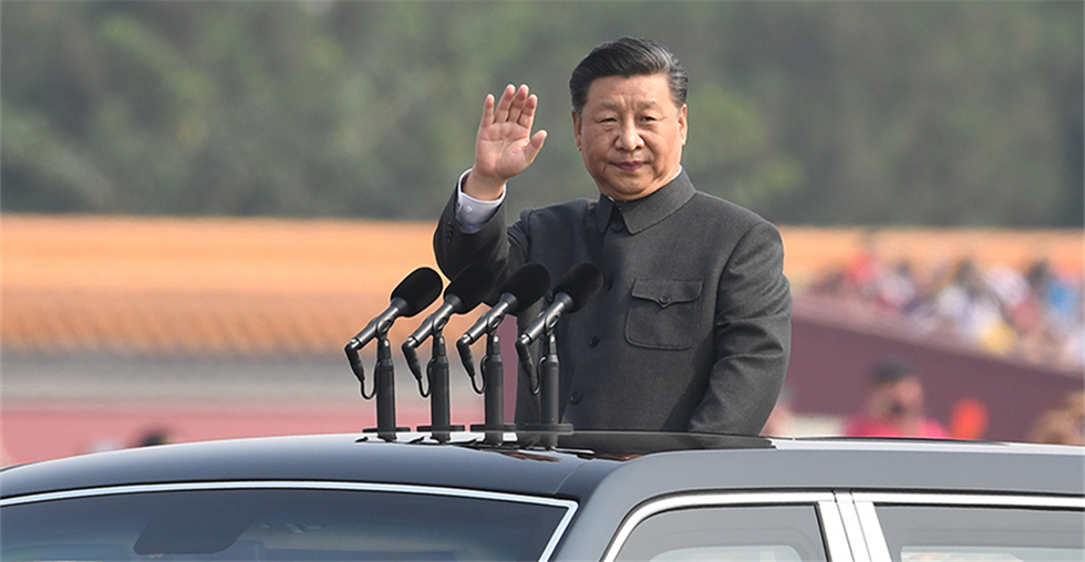 庆祝中华人民共和国成立70周年大会在京隆重举行 习近平发表重要讲话并检阅受阅部队