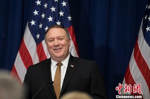 资料图:美国国务卿蓬佩奥。<a target='_blank' href='http://www.chinanews.com/'>中新社</a>记者 廖攀 摄 点击进入下一页