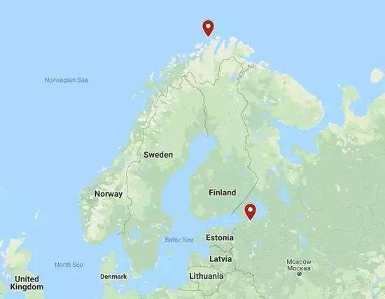  ▲发现白鲸的海域