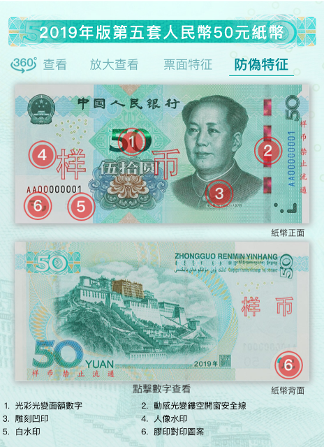 新版第五套人民币来了！四招教你识别真伪