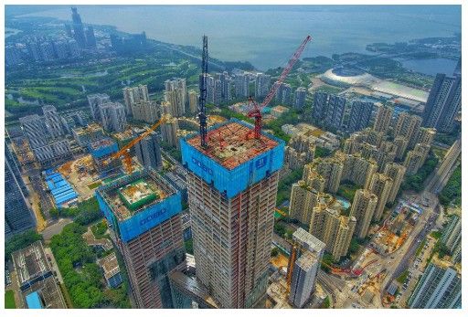 中建二局深圳湾创新科技中心项目主体结构全面封顶