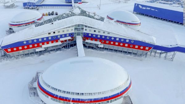 资料图片：俄军“北方三叶草”北极基地。（图片来源于网络）