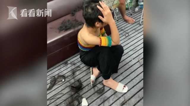 越南15岁学徒妹劈腿老板惹怒老板娘 一头秀发被剪