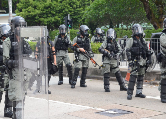 香港警方：昨日拘捕17人，涉嫌侮辱国旗、纵火等