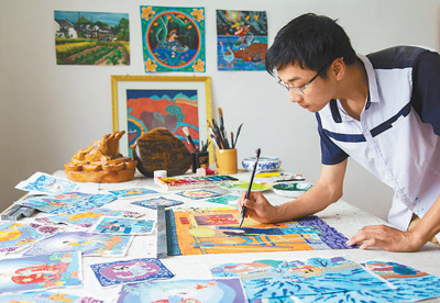 田野有多广袤，画布就有多大