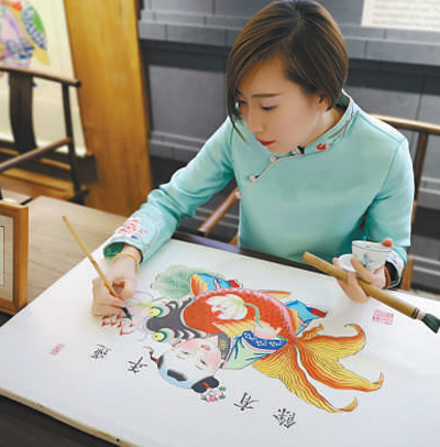 喜看青青柳色新（人民眼·特色小镇建设）