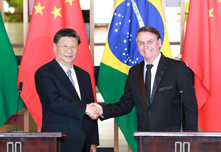 中巴元首会晤引关注 学者：巴西欲将两国关系提至前所未有水平