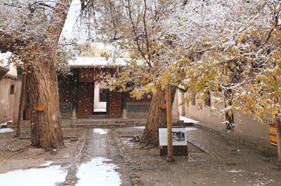 雪中望莫高 澄净入心田 ——访敦煌研究院院长赵声良