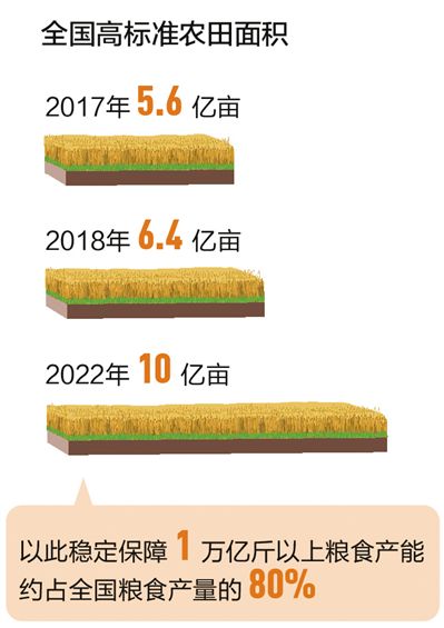 今年将建成八千万亩高标准农田