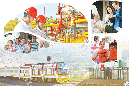 绘合作画卷 浇灌友谊之花