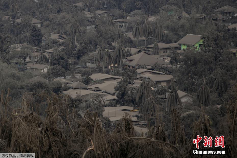 航拍火山灰覆盖的菲律宾街区空无一人如末日城镇- 图片- 海外网