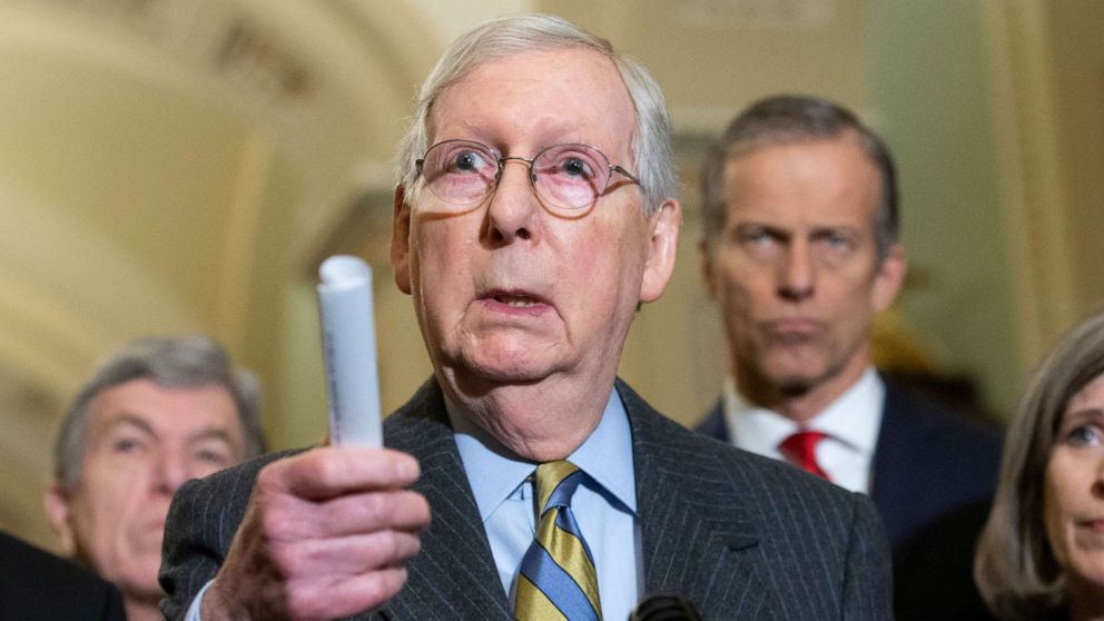 麦康奈尔称弹劾审判或下周开始 美众院再发弹劾