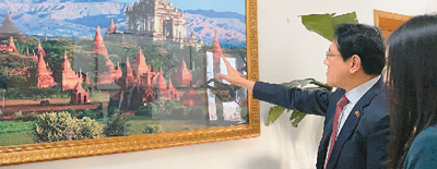 缅甸驻华使馆有“三宝”