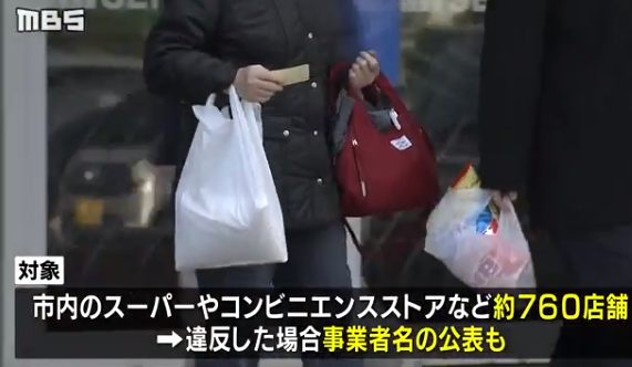 首次！日本一市出台条例 严禁商店提供塑料袋或纸袋