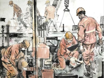 明媚的春光 劳动的风采