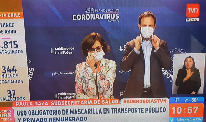 智利确诊近5000例新冠肺炎病例 政府将强制民众戴口罩