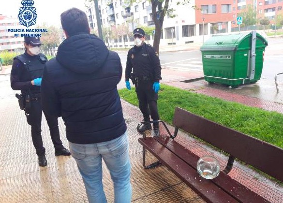 遛鱼、遛鸡……西班牙人为出门拼了 警方呼吁不要试图欺骗