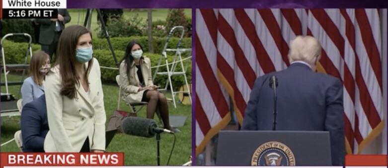 特朗普记者会难看收场：无视华裔记者提问 又想