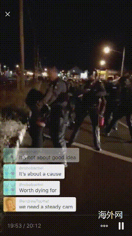 拍摄警方清场视频 新州记者被捕 - 世界新闻网1.gif