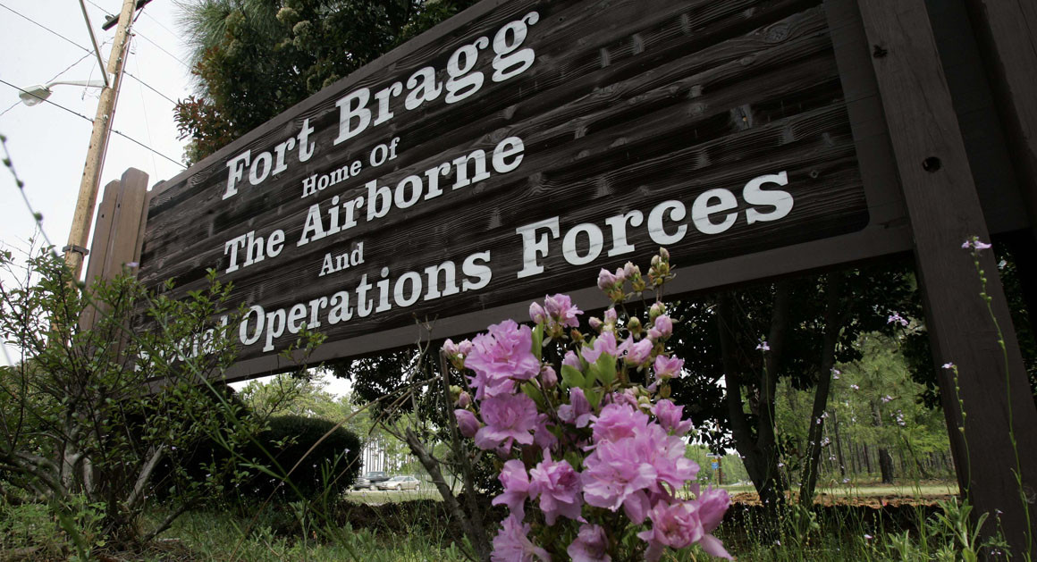 Fort Bragg is pictured. | AP