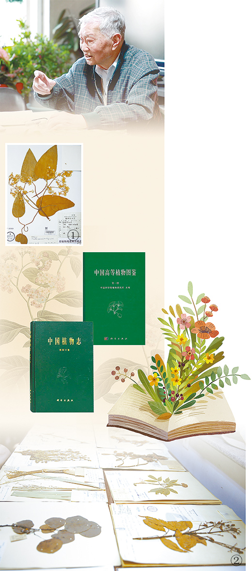 他为中国植物建档案