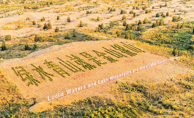 库布其沙漠，雨水越来越多……