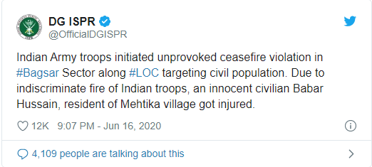 印巴在克什米尔激烈交火 巴基斯坦斥印方以平民