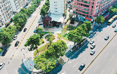 “口袋公园”，出门见绿