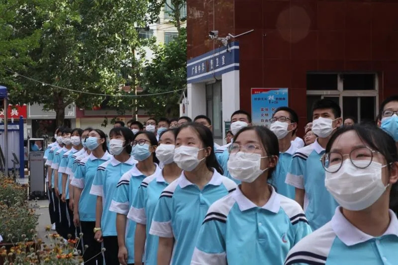 河北省邯郸市广泰中学举行初三中考壮行活动