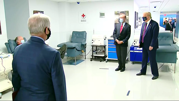 时隔数月，特朗普与福奇首次一同公开露面（图