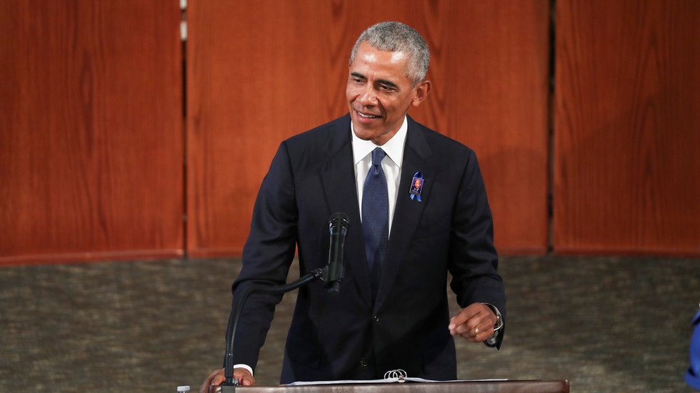 奥巴马在刘易斯葬礼上致辞 呼吁通过投票权法案