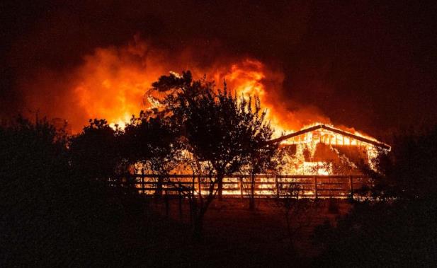 疫情严峻，山火又来肆虐，加州州长愁:过去72小