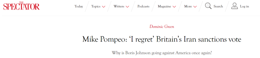 海外网深一度：试图恢复联合国对伊朗制裁,美国