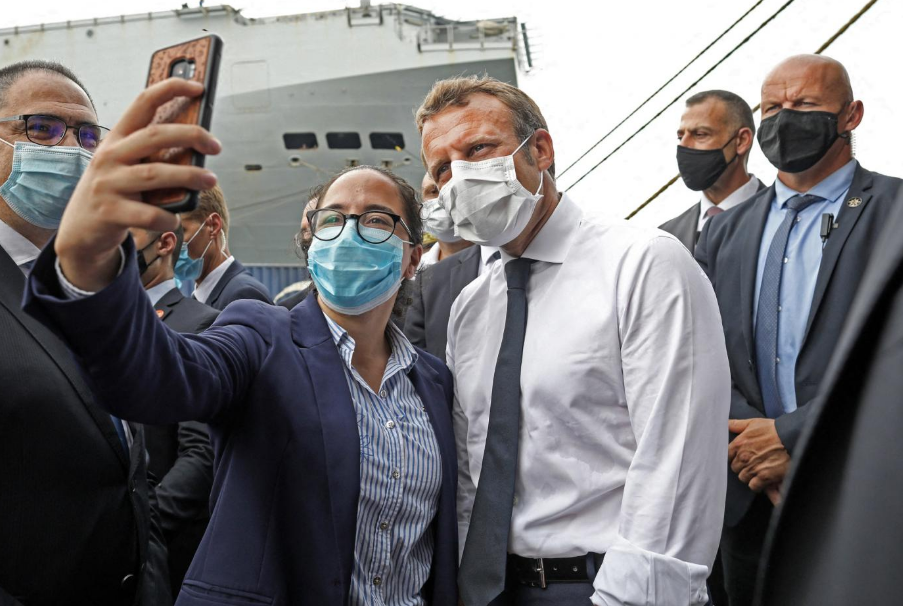 马克龙再访问黎巴嫩 民众表不满：他像是来旅游