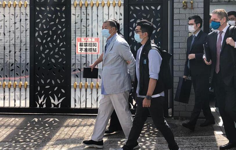 黎智英涉煽惑非法集结今提堂 另仍涉4案待审