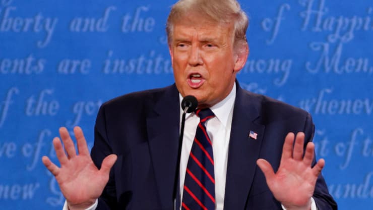 特朗普首次表态称拜登“胜选” 指责大选被操控