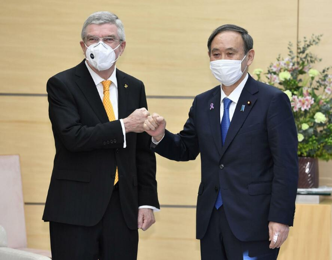 巴赫向菅义伟表态：同日方共同拥有如期办奥运