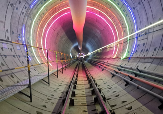 中建八局在京首条盾构隧道双线贯通