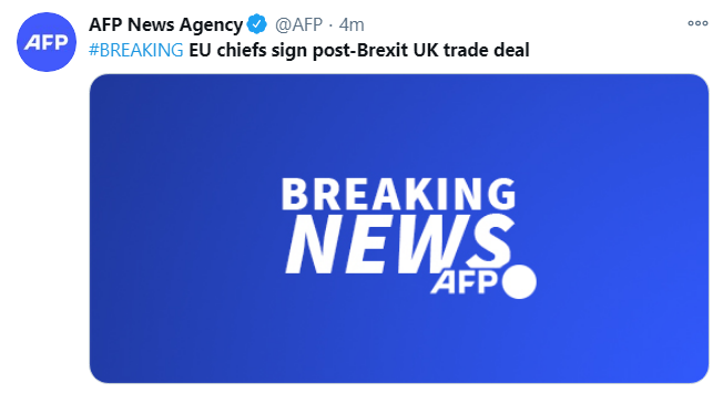 外媒：欧盟成员国首脑已签署“脱欧”贸易协议