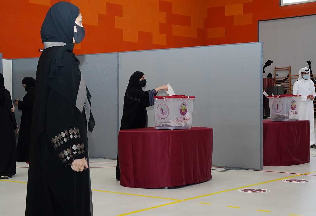 卡塔尔举行议会选举 系该国史上首次
