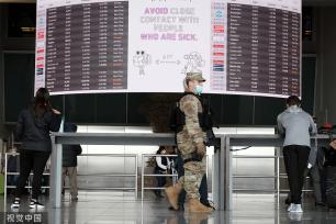 美多州确诊病例激增 多个航空公司取消口罩令