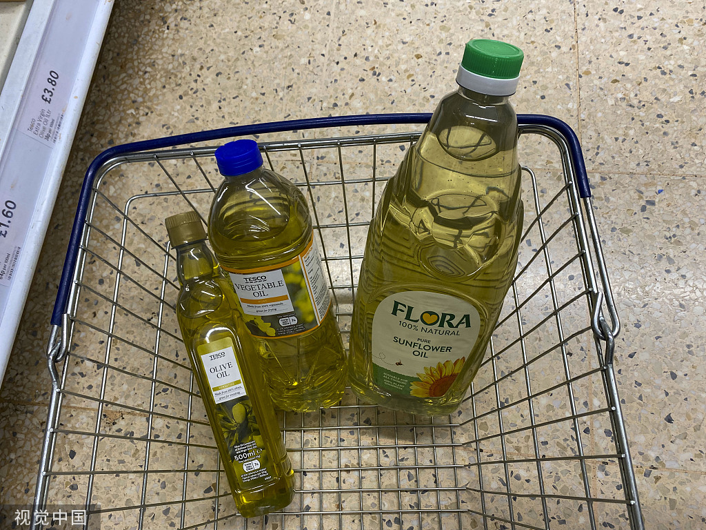 英国遭遇食用油危机 实行限购政策