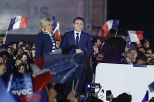 马克龙赢得法国总统选举 发表胜选演讲